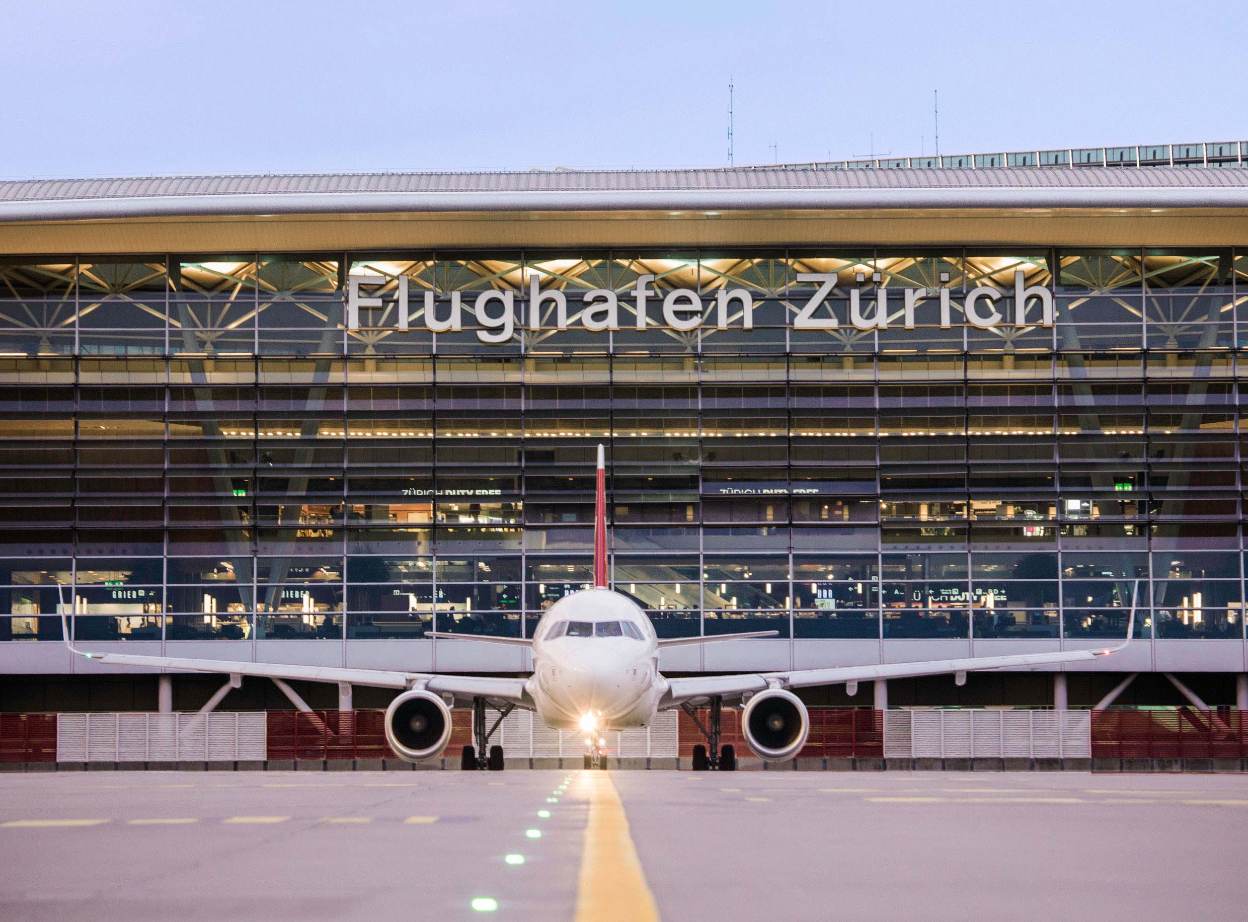 Airport Zurich Plane 